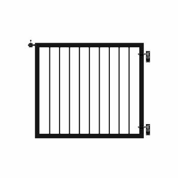 Basic Einzeltor - 100×85 cm - Schwarz